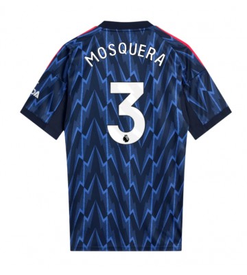 Arsenal Cristhian Mosquera #3 Udebanetrøje 2025-26 Kortærmet